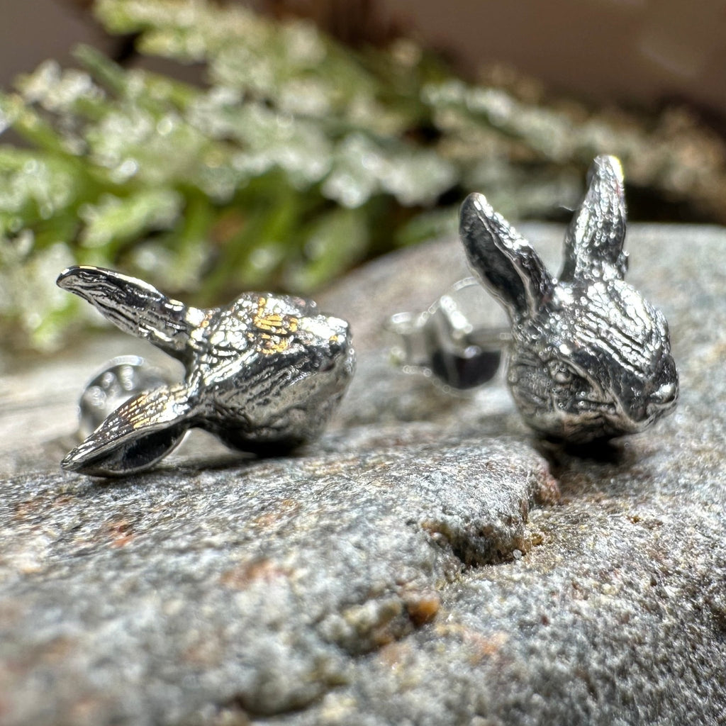 Woodland Rabbit Earrings Post Earrings La Vie Bien Woodland Rabbit Earrings