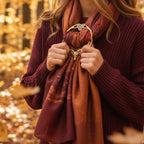 Woodland Stag Pewter Scarf Ring - Handmade in England Scarf Ring La Vie Bien Woodland Stag Pewter Scarf Ring - Handmade in England