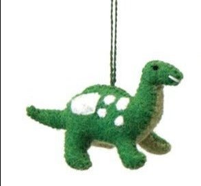 Wool Felt Dinosaur Ornament Ornaments La Vie Bien Wool Felt Dinosaur Ornament