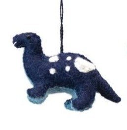 Wool Felt Dinosaur Ornament Ornaments La Vie Bien Wool Felt Dinosaur Ornament