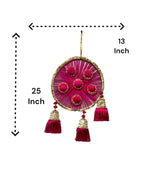 Woolen Ring with Tassels, Set of 2 Festive Decor La Vie Bien Woolen Ring with Tassels, Set of 2