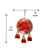 Woolen Ring with Tassels, Set of 2 Festive Decor La Vie Bien Woolen Ring with Tassels, Set of 2
