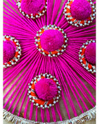 Woolen Ring with Tassels, Set of 2 Festive Decor La Vie Bien Woolen Ring with Tassels, Set of 2
