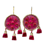 Woolen Ring with Tassels, Set of 2 Festive Decor La Vie Bien Woolen Ring with Tassels, Set of 2