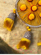 Woolen Ring with Tassels, Set of 2 Festive Decor La Vie Bien Woolen Ring with Tassels, Set of 2