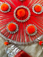Woolen Ring with Tassels, Set of 2 Festive Decor La Vie Bien Woolen Ring with Tassels, Set of 2