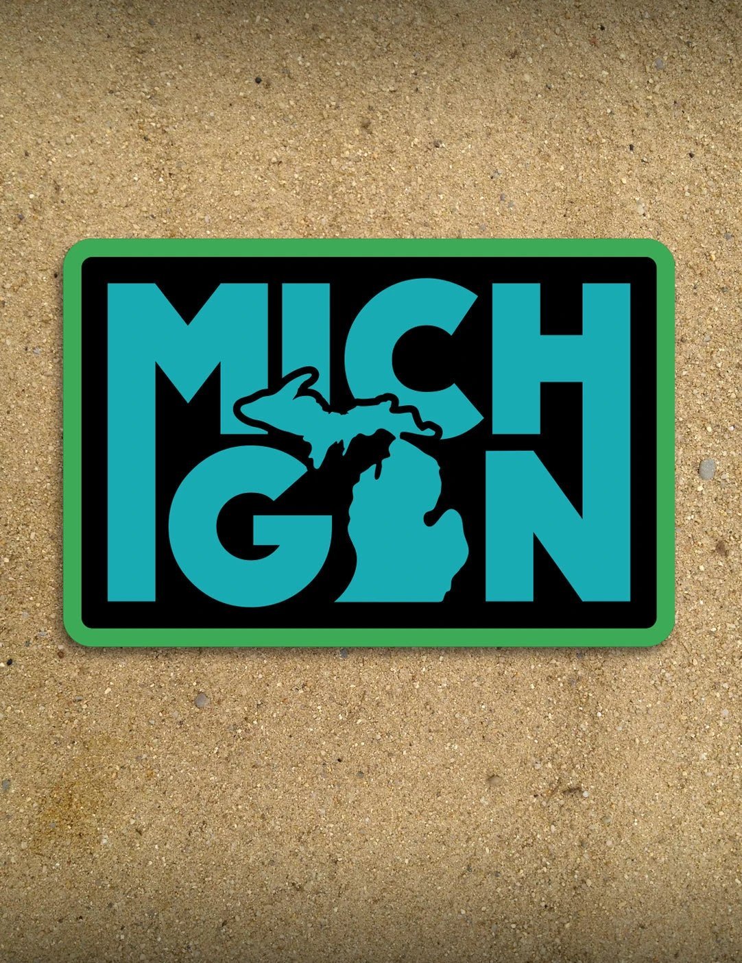 Word Stack - 4" Michigan Sticker by The Michigan Outfitter
