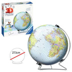World Globe with Stand 550 Piece 3D Jigsaw Puzzle Ravensburger Jigsaw Puzzle La Vie Bien World Globe with Stand 550 Piece 3D Jigsaw Puzzle Ravensburger