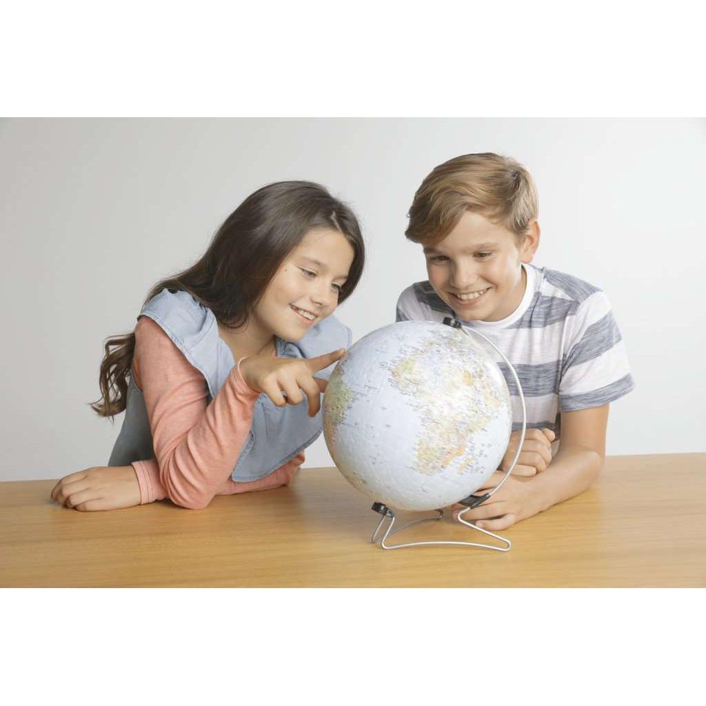 World Globe with Stand 550 Piece 3D Jigsaw Puzzle Ravensburger Jigsaw Puzzle La Vie Bien World Globe with Stand 550 Piece 3D Jigsaw Puzzle Ravensburger
