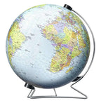 World Globe with Stand 550 Piece 3D Jigsaw Puzzle Ravensburger Jigsaw Puzzle La Vie Bien World Globe with Stand 550 Piece 3D Jigsaw Puzzle Ravensburger