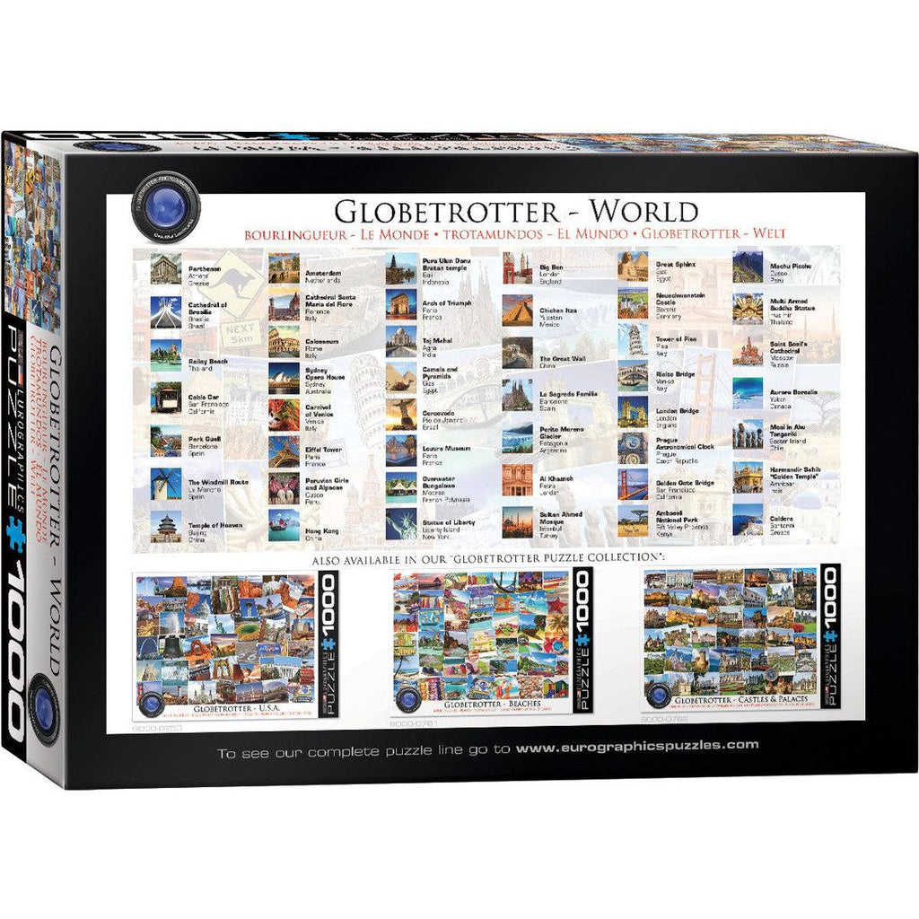 World Globetrotter 1000 Piece Jigsaw Puzzle Eurographics Jigsaw Puzzle La Vie Bien World Globetrotter 1000 Piece Jigsaw Puzzle Eurographics