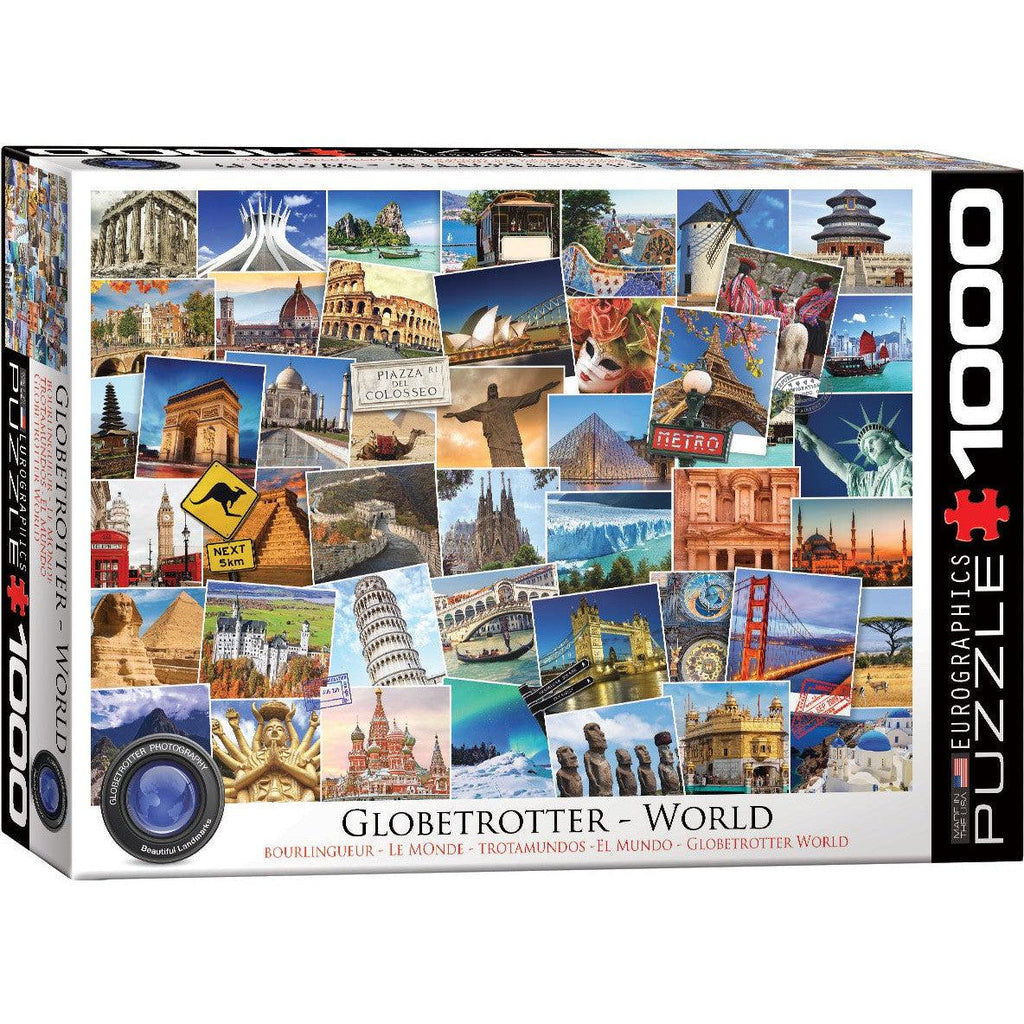 World Globetrotter 1000 Piece Jigsaw Puzzle Eurographics Jigsaw Puzzle La Vie Bien World Globetrotter 1000 Piece Jigsaw Puzzle Eurographics