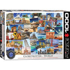 World Globetrotter 1000 Piece Jigsaw Puzzle Eurographics Jigsaw Puzzle La Vie Bien World Globetrotter 1000 Piece Jigsaw Puzzle Eurographics