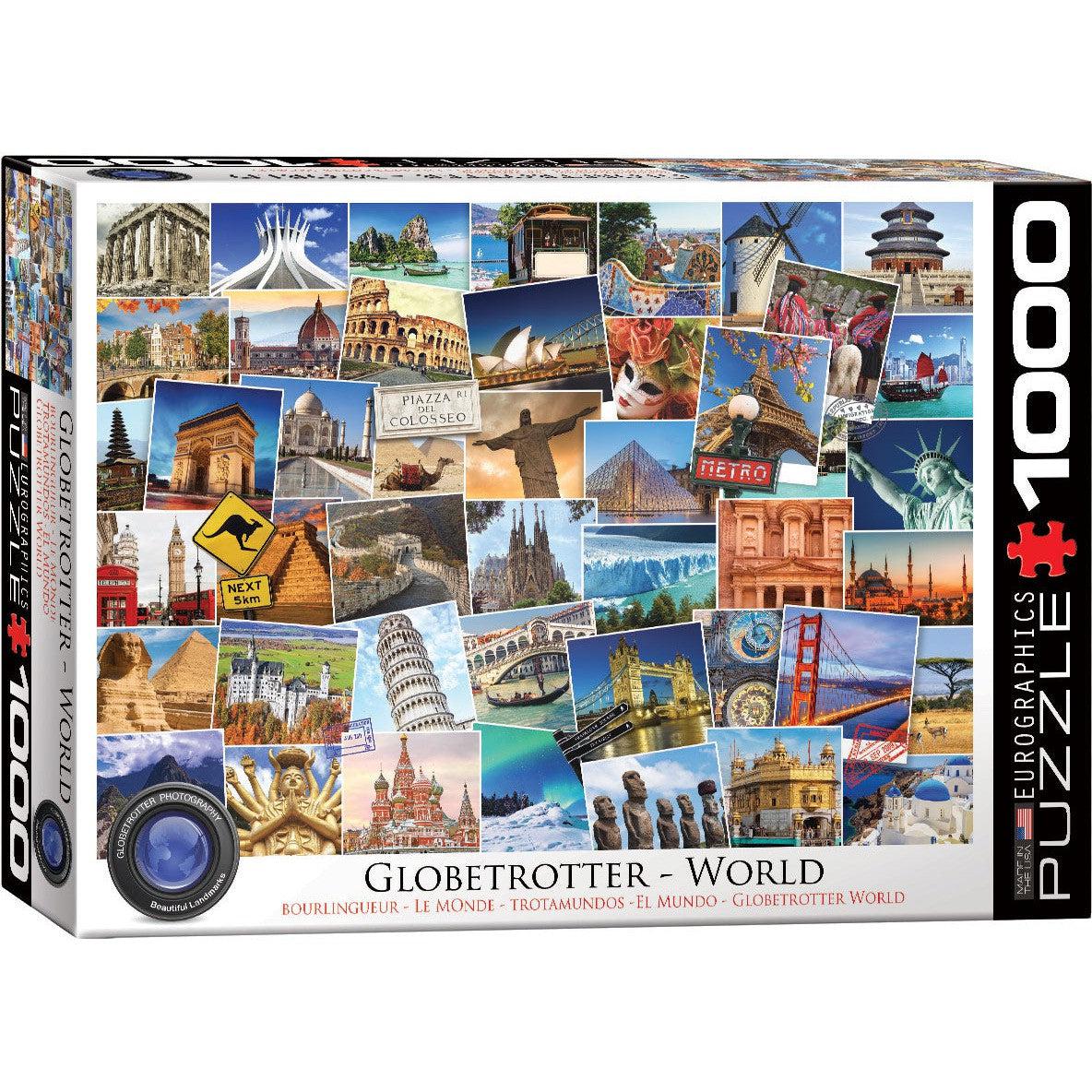 World Globetrotter 1000 Piece Jigsaw Puzzle Eurographics Jigsaw Puzzle La Vie Bien World Globetrotter 1000 Piece Jigsaw Puzzle Eurographics