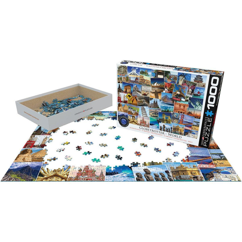 World Globetrotter 1000 Piece Jigsaw Puzzle Eurographics Jigsaw Puzzle La Vie Bien World Globetrotter 1000 Piece Jigsaw Puzzle Eurographics