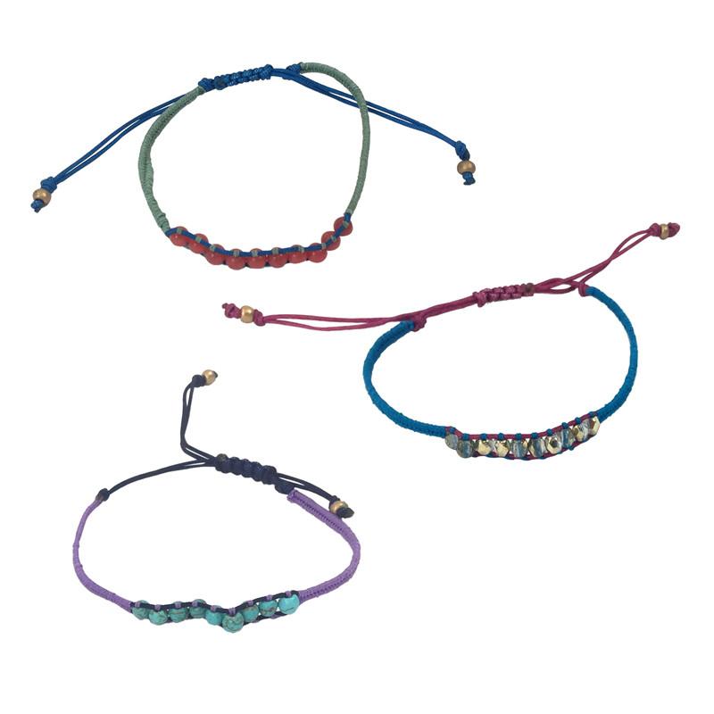 World of Color Woven Bracelet Bracelets - Fashion La Vie Bien World of Color Woven Bracelet