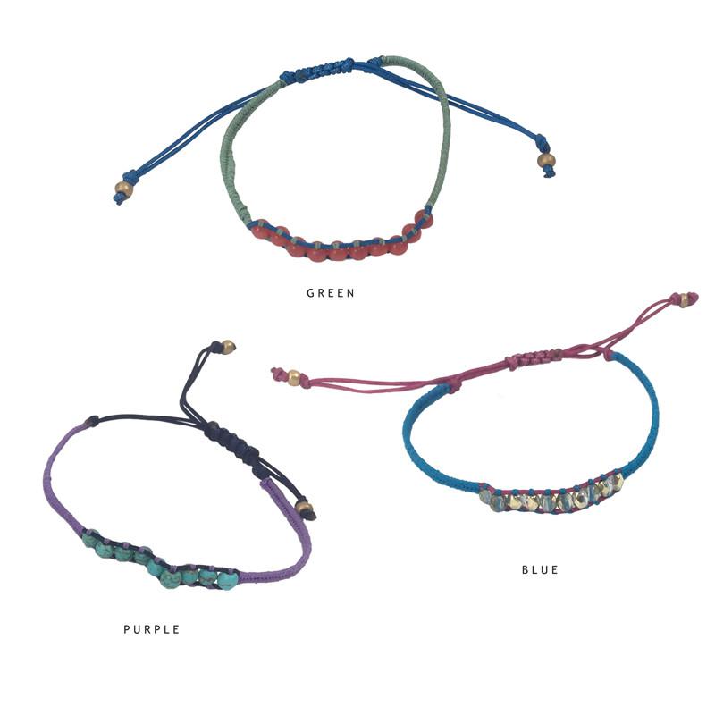 World of Color Woven Bracelet Bracelets - Fashion La Vie Bien World of Color Woven Bracelet