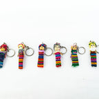 Worry Doll Boho Key Chain | Handmade Multicolor Charm from Guatemala Keychains La Vie Bien Worry Doll Boho Key Chain | Handmade Multicolor Charm from Guatemala