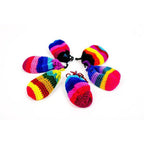 Worry Doll Crochet Pouch with Four Dolls - Guatemala Accessories La Vie Bien Worry Doll Crochet Pouch with Four Dolls - Guatemala
