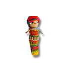 Worry Doll Crochet Pouch with Four Dolls - Guatemala Accessories La Vie Bien Worry Doll Crochet Pouch with Four Dolls - Guatemala
