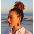 Worry Doll Multicolor Boho Earrings - Guatemala Jewelry La Vie Bien Worry Doll Multicolor Boho Earrings - Guatemala