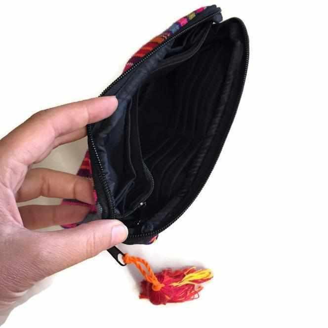 Worry Doll Multicolor Boho Wallet - Guatemala Wallets La Vie Bien Worry Doll Multicolor Boho Wallet - Guatemala