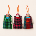 Worry Doll Ornament with Gift Bag + Story - Guatemala Decor La Vie Bien Worry Doll Ornament with Gift Bag + Story - Guatemala