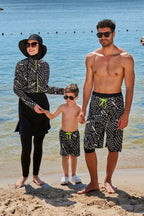 Woven Black Boys Shorts B2363 Erkek Çocuk Mayo La Vie Bien Woven Black Boys Shorts B2363