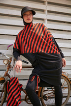 Woven Black Burkini Modest Swimwear M2307 Covered Burkini Swimwear La Vie Bien Woven Black Burkini Modest Swimwear M2307