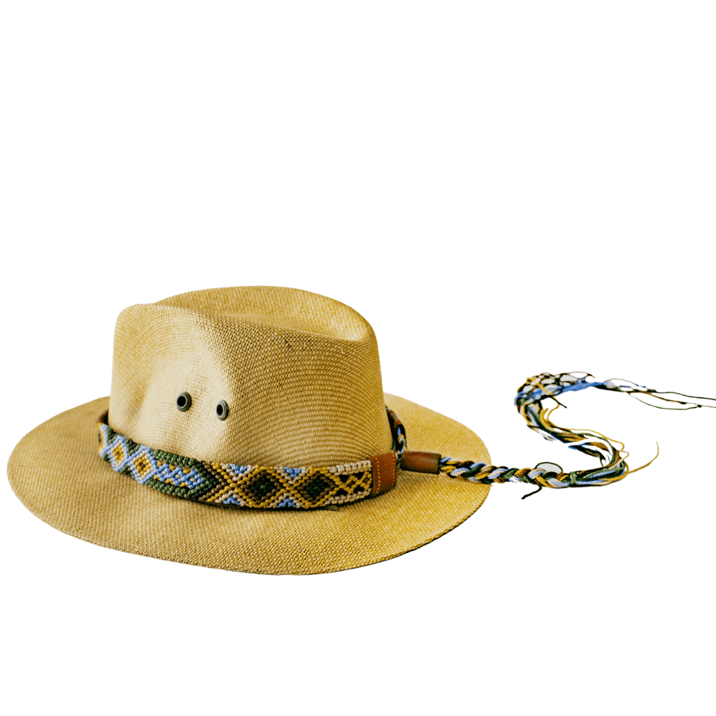 Woven Friendship Adjustable Hat Band Macrame - Mexico Apparel La Vie Bien Woven Friendship Adjustable Hat Band Macrame - Mexico
