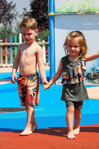 Woven Khaki Boys Shorts B2201 Erkek Çocuk Mayo La Vie Bien Woven Khaki Boys Shorts B2201
