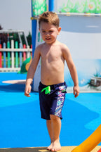 Woven Navy Boys Shorts B2202 Erkek Çocuk Mayo La Vie Bien Woven Navy Boys Shorts B2202