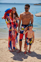 Woven Navy Boys Shorts B2360 Erkek Çocuk Mayo La Vie Bien Woven Navy Boys Shorts B2360