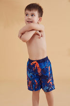 Woven Navy Boys Shorts B2362 Erkek Çocuk Mayo La Vie Bien Woven Navy Boys Shorts B2362
