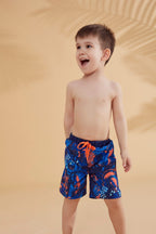 Woven Navy Boys Shorts B2362 Erkek Çocuk Mayo La Vie Bien Woven Navy Boys Shorts B2362
