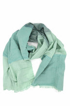 Woven Ocean Block Scarf by Fair Anita