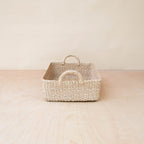 Woven Rectangle Tray - Decorative Basket | LIKHÂ by LIKHÂ