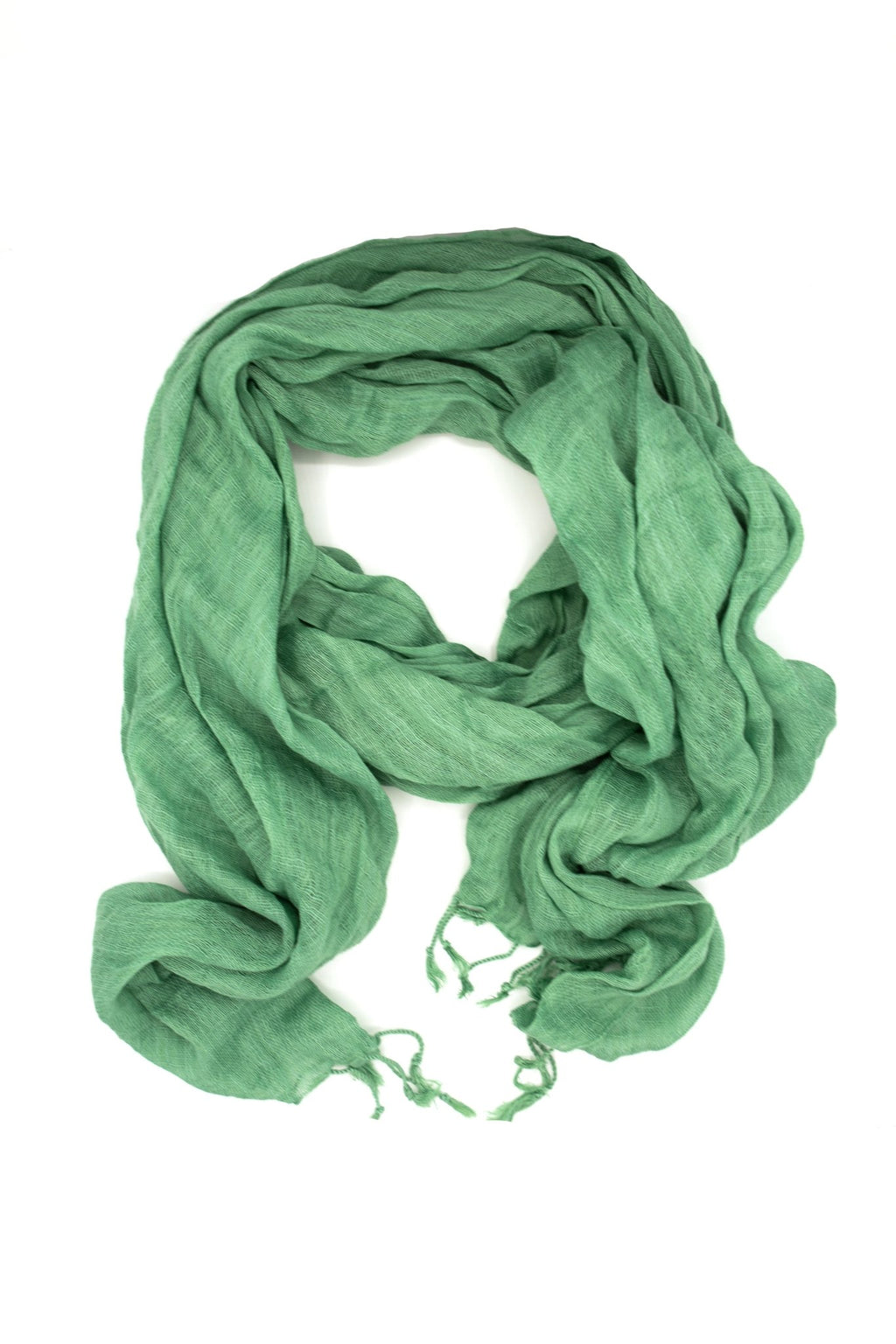 Woven Simplicity Scarf - Jade by Fair Anita