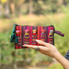 Woven Worry Doll Multicolor Pouch - Guatemala Bags La Vie Bien Woven Worry Doll Multicolor Pouch - Guatemala