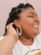 Woven Hoops - Metallic by Fair Anita