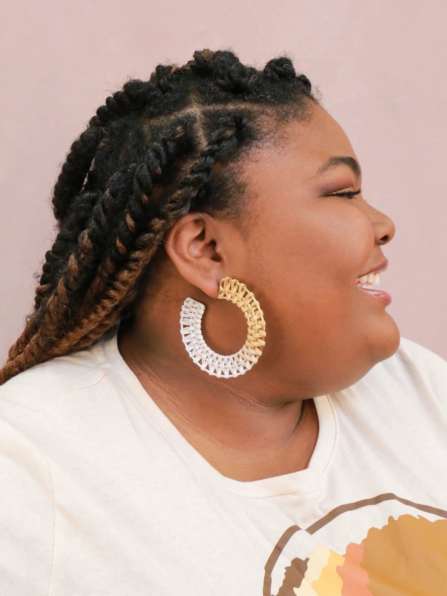 Woven Hoops - Metallic by Fair Anita