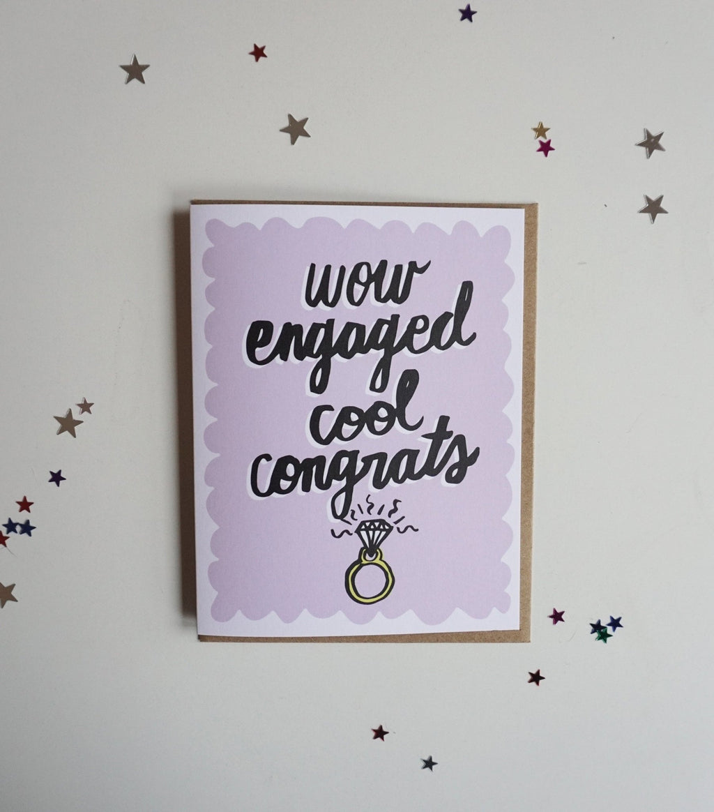 Wow Engaged Cards La Vie Bien Wow Engaged