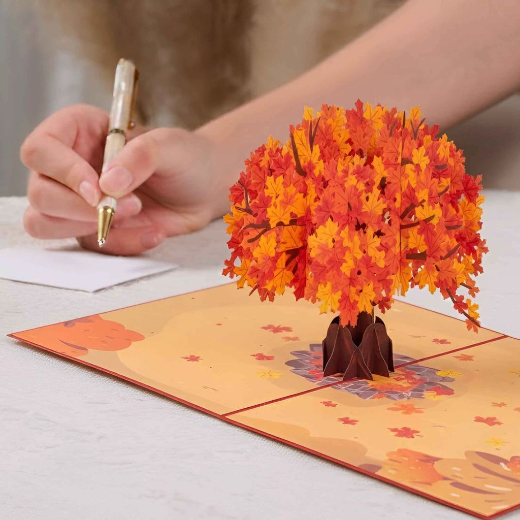 Autumn Tree Pop Up Card by Paper Love