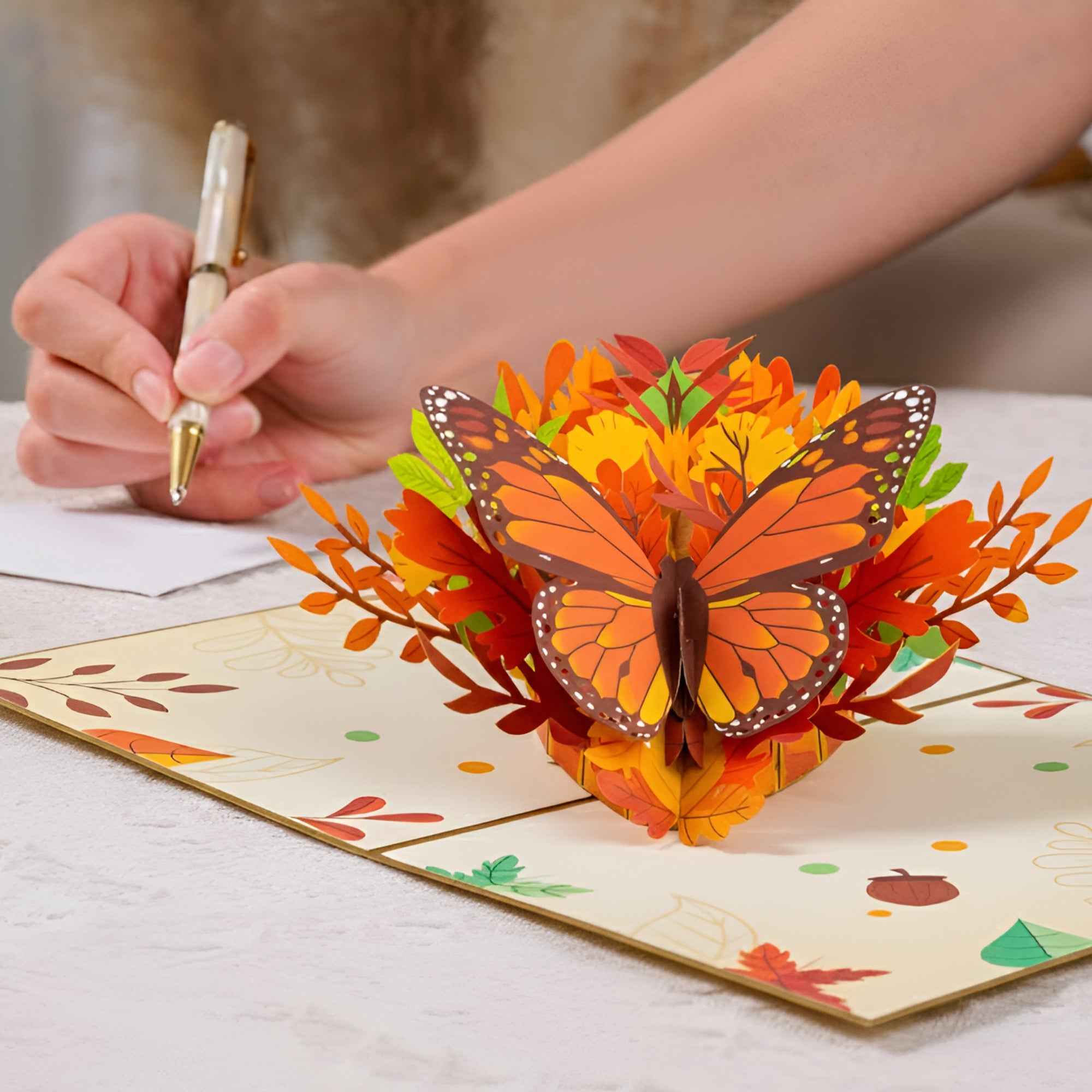 Fall Butterfly Pop Up Card