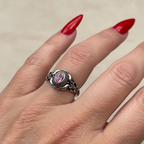 Romantic Celtic Knot Ring in Sterling Silver