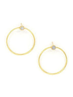 XL Circle Stud Earrings