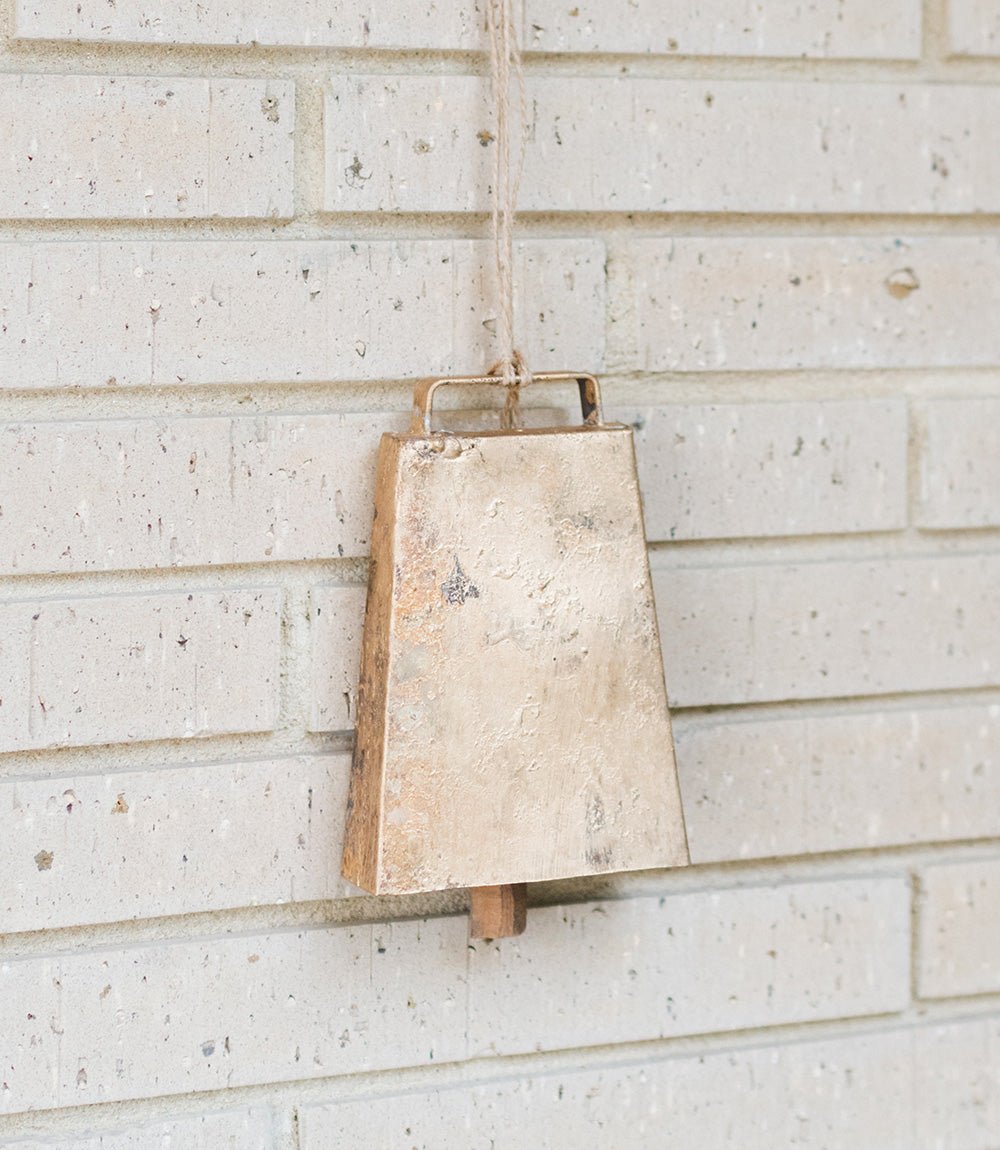 XL Rustic Box Bell - Handmade, Fair Trade HME stock line La Vie Bien XL Rustic Box Bell - Handmade, Fair Trade