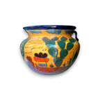 XL Talavera Flower Pot | Hand - Painted Desert Design Planter Talavera Flower Pot La Vie Bien XL Talavera Flower Pot | Hand - Painted Desert Design Planter