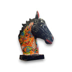 XL Talavera Horse Head Statue | Colorful Handmade Mexican Pottery Talavera Statue La Vie Bien XL Talavera Horse Head Statue | Colorful Handmade Mexican Pottery