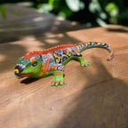 XL Talavera Iguana Statue | Hand - Painted Mexican Ceramic Art Talavera Statue La Vie Bien XL Talavera Iguana Statue | Hand - Painted Mexican Ceramic Art